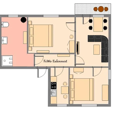 Altes Forsthaus Koenigskrug Апартаменты Браунлаге