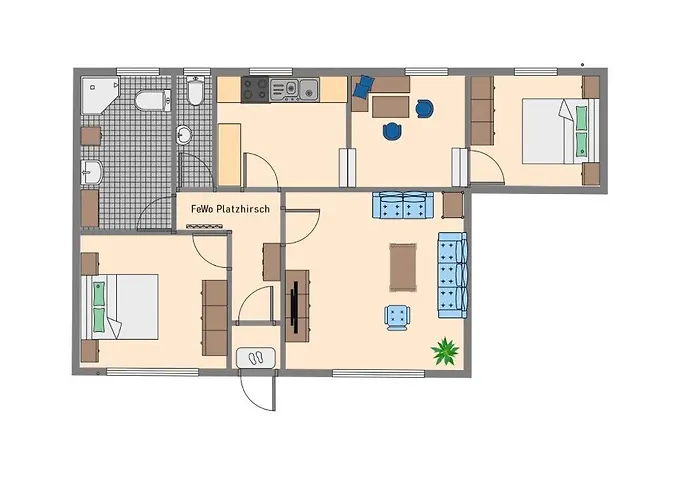 Appartement Altes Forsthaus Koenigskrug Braunlage